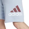 Spodenki męskie adidas Essentials Big Logo French Terry błękitne IJ8563
