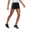 Spodenki damskie adidas Essentials Slim Shorts czarno-białe GM5523