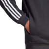 Bluza męska adidas Essentials Fleece 3-Stripes Full-Zip czarna IB4029