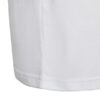 Koszulka dla dzieci adidas Essentials 3-Stripes Cotton Tee biała IC0605