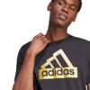 Koszulka męska adidas Sportsweare Futur Icons Metallic Tee czarna II3468