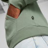Bluza męska Puma ESS+ 2 Col Small Logo Hoodie FL zielona 674471 44