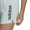 Spodenki damskie adidas Essentials Slim Logo Shorts turkusowe HE9363