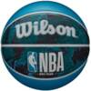 Piłka koszykowa Wilson NBA DRV Plus Vibe czarno-niebieska WZ3012602XB7