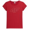 Koszulka damska 4F czerwona H4L22 TSD353 62S