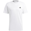 Koszulka męska adidas Train Essentials Training Tee biała IC7430
