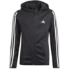 Bluza dla dzieci adidas Designed 2 Move 3-Stripes Hoodie czarno-biała GN1462