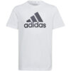 Koszulka dla dzieci adidas Essentials Big Logo Cotton Tee biała IB1670