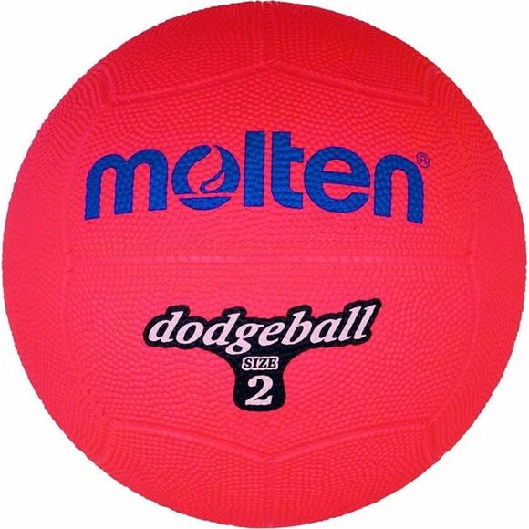 Piłka gumowa Molten Dodgeball DB2-R czerwona