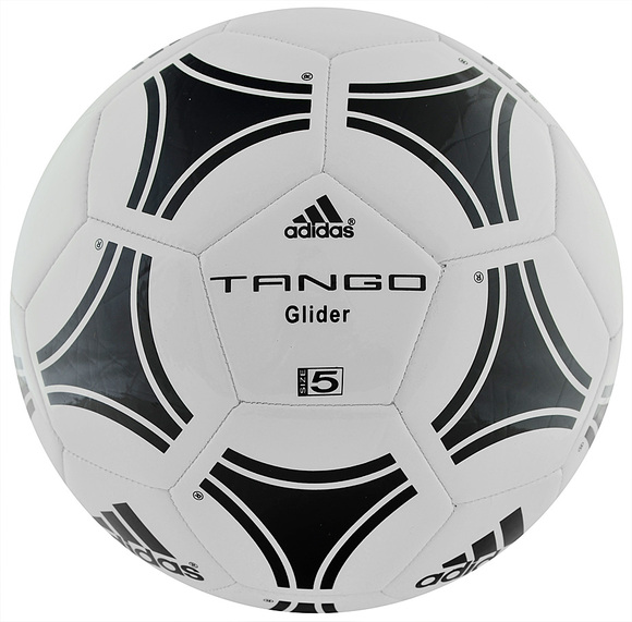Piłka nożna adidas Tango Glider biało-czarna S12241  