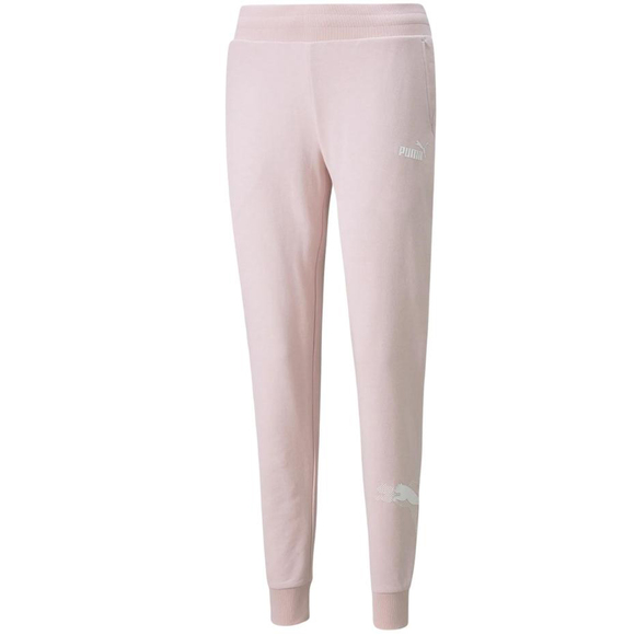 Spodnie damskie Puma Power Graphic Pants różowe 847115 16