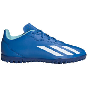 Buty piłkarskie dla dzieci adidas X Crazyfast.4 TF niebieskie IE4067