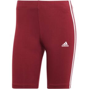 Spodenki damskie adidas Essentials 3-Stripes czerwone IM2846
