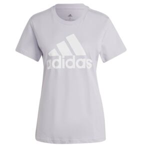 Koszulka damska adidas Loungwear Essentials Logo Tee fioletowa IC0633