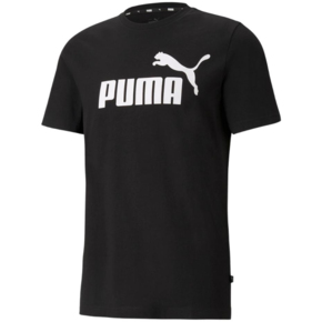 Koszulka męska Puma ESS Logo Tee czarna 586666 01