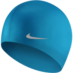 Czepek pływacki Nike Os Solid Junior niebieski TESS0106-458