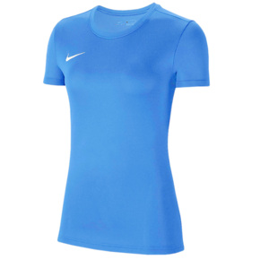 Koszulka damska Nike W NK Dry Park VII JSY SS błękitna BV6728 412