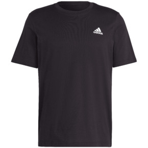 Koszulka męska adidas Essentials Jersey Embroidered Small Logo czarna IC9282