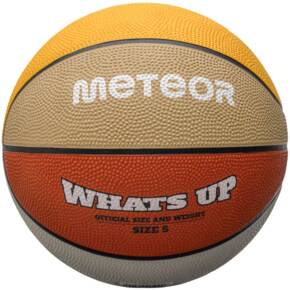 Piłka koszykowa Meteor What's Up pomarańczowo-beżowa 16797