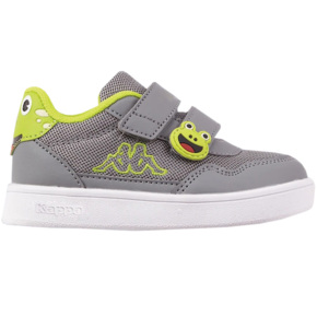 Buty dla dzieci Kappa PIO M Sneakers szaro-limonkowe 280023M 1633