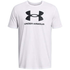 Koszulka męska Under Armour Sportstyle Logo biała 1382911 100