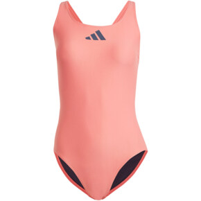 Kostium kąpielowy damski adidas 3 Bar Logo Swimsuit różowy IQ3985