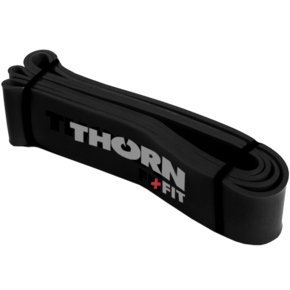 Guma do ćwiczeń lateksowa Thorn Fit Latex Superband 208x3,20x0,45cm small czarna