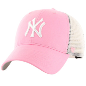 Czapka z daszkiem dla dzieci New York Yankees Branson 47 różowo-biała B-BRANS17CTP-RSA_KIDS