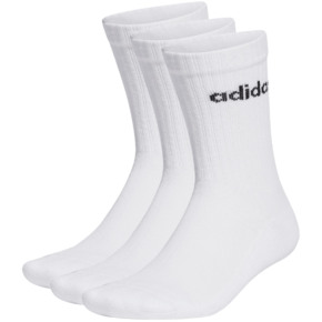 Skarpety adidas Linear Crew Cushioned Socks 3P białe HT3455