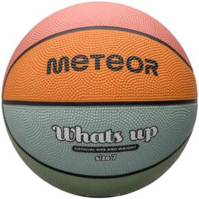 Piłka koszykowa Meteor What's Up niebiesko-pomarańczowa 16803