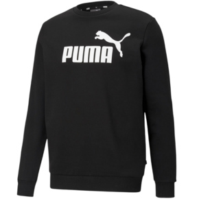 Bluza męska Puma ESS Big Logo Crew FL czarna 586678 01