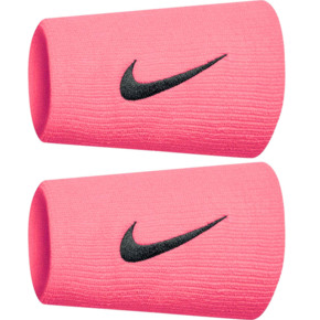 Frotka na rękę Nike Swoosh Wristbands różowa 2szt N1586677OS