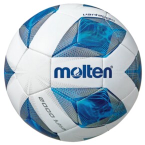 Piłka nożna Molten Vantaggio 2000 Futsal niebiesko-biała F9A2000