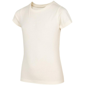 Koszulka dla dziewczynki 4F złamana biel HJZ22 JTSD002 11S		