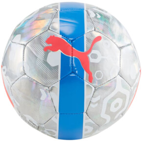 Piłka nożna Puma Cup miniball srebrno-niebieska 84076 01