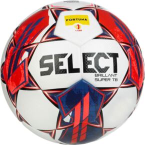 PIłka nożna Select Brillant Super TB Fortuna 1 Liga Fifa Quality Pro 2023 biało-pomarańczowa 18185