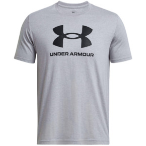 Koszulka męska Under Armour Sportstyle Logo szara 1382911 035
