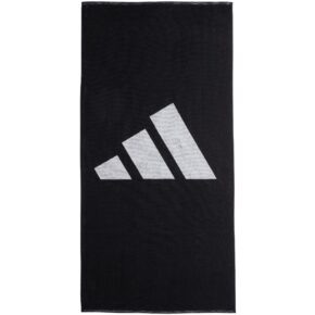 Ręcznik adidas 3BAR L czarno-biały IU1289
