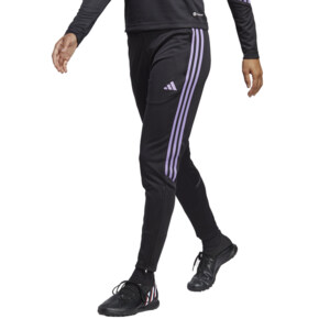 Spodnie damskie adidas Tiro 23 Club Training czarno-fioletowe IC1601