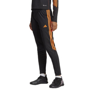 Spodnie damskie adidas Tiro 23 Club Training czarno-pomarańczowe HZ0189