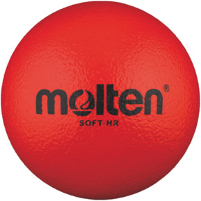 Piłka piankowa Molten 160 mm czerwona SOFT-HR