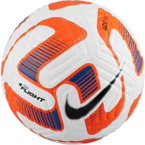 Piłka nożna Nike Flight Soccer biało-pomarańczowa DN3595 100