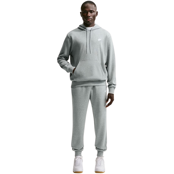 Bluza męska Nike Club FT PO Hoodie szara FN3866 063
