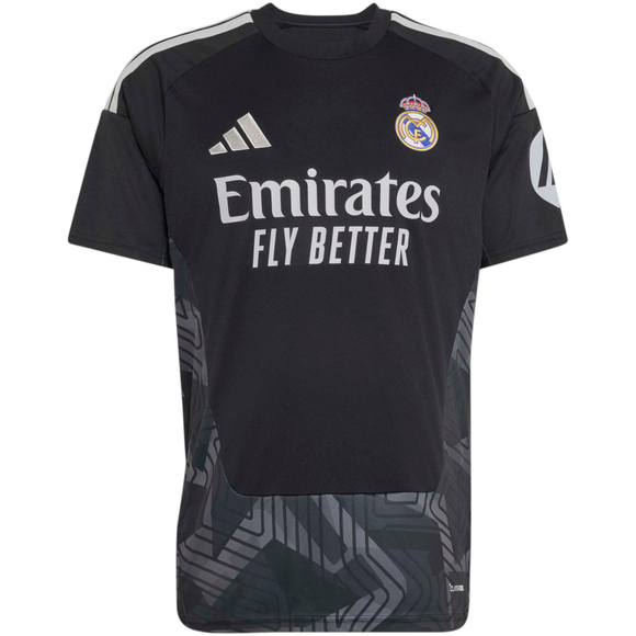 Koszulka męska adidas Real Madrid 26/27 Home Goalkeeper Jersey czarna KC3988