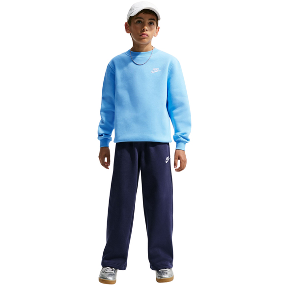 Bluza dla dzieci Nike Sportswear Club Fleece jasnoniebieska FD3006 497