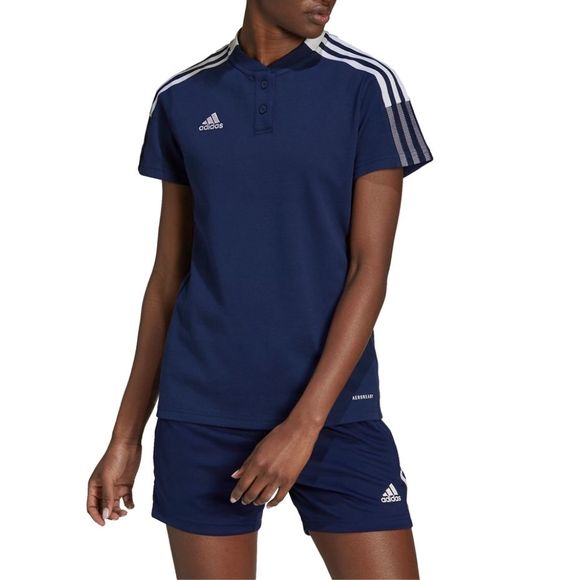 Koszulka damska adidas Tiro 21 Polo W granatowa GK9674