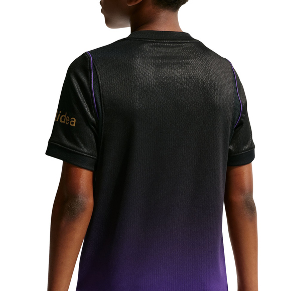 Koszulka dla dzieci Nike FC Barcelona Stadium Away 2026/27 fioletowo-czarna II1674 505