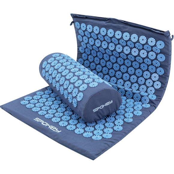 Mata do akupresury i masażu z poduszką Spokey Akumat niebieska 943394