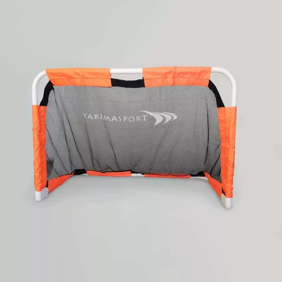 Bramka Piłkarska Składana 120x80cm MINI - Ultra Kompaktowa Pomarańczowy