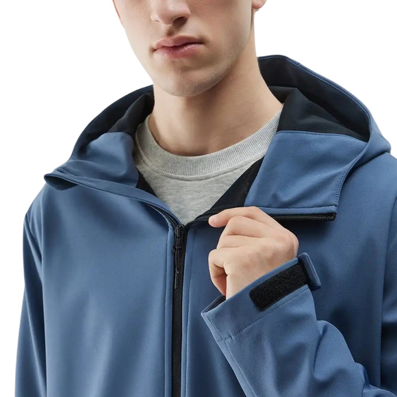 Kurtka męska softshell 4F M324 denim 4FWSS25TSOFM324 32S